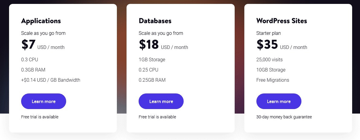 Gói dịch vụ và giá cả của Kinsta Web Hosting