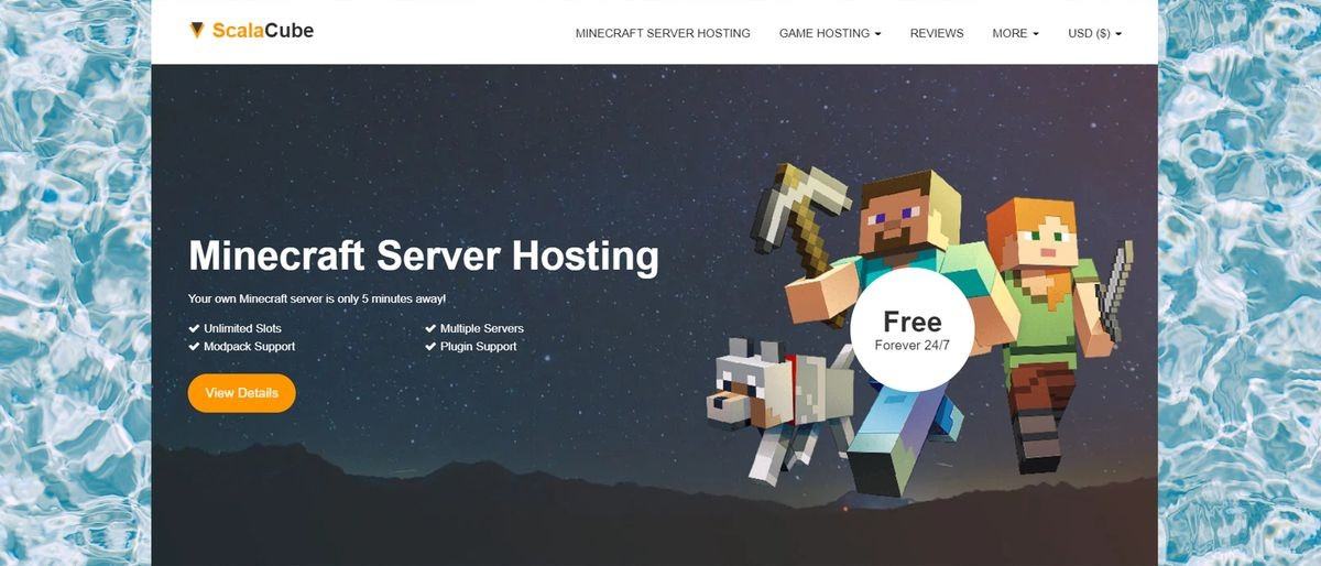 ScalaCube – Server free Minecraft 24/7