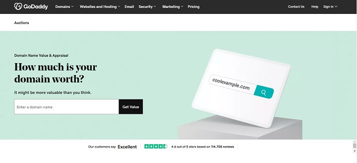 GoDaddy Domain Appraisal